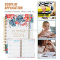Personalized Monthly Academic Planner with Spiral Design